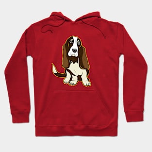 Beautiful Basset Hound Art Hoodie